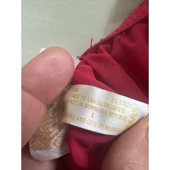 VintagInner Most Pink Lingerie Negligee Large Trim Babydoll Sheer - Picture 4 of 7